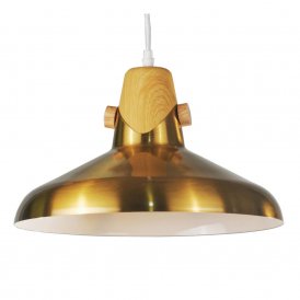 Loftslampe DKD Home Decor Metal Gylden (35 x 35 x 21 cm)