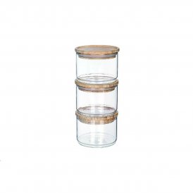 DKD Home Decor Sæt med 3 Dåser DKD Home Decor 10 x 10 x 7,5 cm