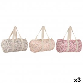 Håndtasker til damer Home ESPRIT Blå Multifarvet 50 x 26 x 26 cm (3 enheder)