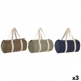 Håndtasker til damer Home ESPRIT Brun Grøn Marineblå 50 x 26 x 26 cm (3 enheder)