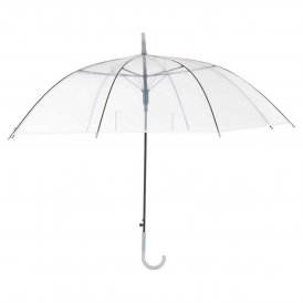 Paraply Gennemsigtig Hvid Børns Plastik (72 x 92 x 92 cm)