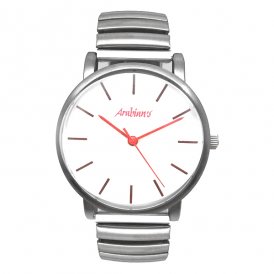 Arabians Herrklocka DBA2272R (Ø 36 mm) Vit Rostfritt stål