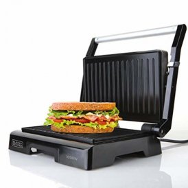 Black & Decker Elektrisk Grill sort & Decker BXGR1000E 23 x 14,5 cm 1000 W
