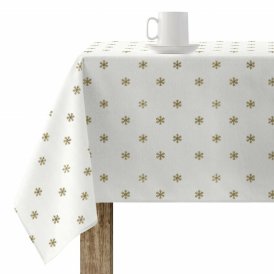 Pletafvisende dug af syntetisk harpiks Belum Snowflakes Gold Multifarvet 250 x 150 cm