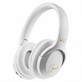 Bluetooth headset med mikrofon NGS ARTICA GREED Hvid Sort (Refurbished A)