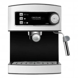 Cecotec Power Espresso espressomaskine 1350W 15bar 1,5L sort aftagelig tank