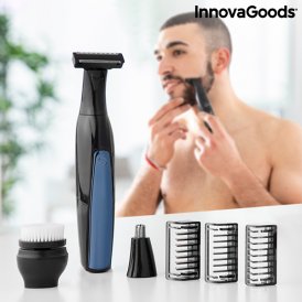 4 i 1 multifunktionel ergonomisk genopladelig barbermaskine Trimfor InnovaGoods