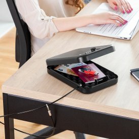 InnovaGoods Bærbar pengeboks med sikkerhedskabel Prisaven InnovaGoods