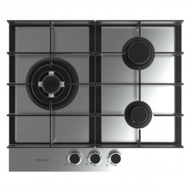 Cecotec Gasplade Bolero Squad G 3400F 3 brændere 6200W inox støbejernsriste