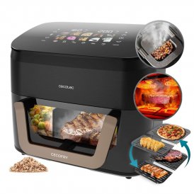 Cecotec Airfryer 11L 2900W Cecofry&Grill Smokin' 11000 rustfrit stål sort