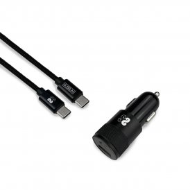 Universal USB oplader til bil + USB C kabel Subblim