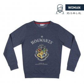 Sweaters uden Hætte til Kvinder Harry Potter Mørkeblå