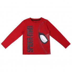Langærmet T-shirt til Børn Spiderman Rød