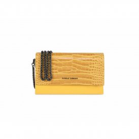 Håndtasker til damer Laura Ashley DUDLEY-CROCO-YELLOW Gul 22 x 12 x 5 cm