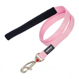 Hundebly rød Dingo rosa (1.5 x 120 cm) (15mm x 120 cm)