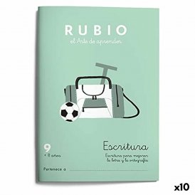 Writing and calligraphy notebook Rubio Nº9 A5 Spansk 20 Ark (10 enheter)