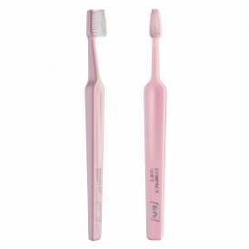 Escova de Dentes Tepe Compact Soft Lyserød