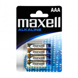 Alkalinebatterier Maxell MN2400 (Pack-4) AAA 1,5 V