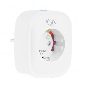 Smart-stik KSIX Smart Energy Slim WIFI 250V Hvid