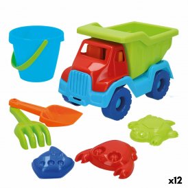 Colorbaby Sæt med legetøj til stranden Colorbaby polypropylen (12 enheder)