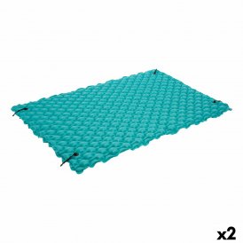 Intex Luftmadras Intex 290 x 213 cm Tæppe Turkisblå (2 enheder)