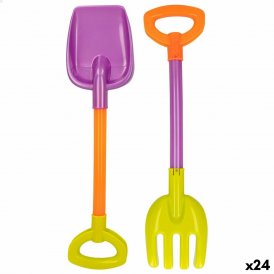Colorbaby Sæt med legetøj til stranden Colorbaby 39 cm 2 Dele (24 enheder)