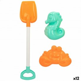 Colorbaby Sæt med legetøj til stranden Colorbaby 3 Dele 58 cm (12 enheder)