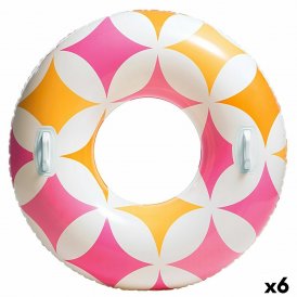 Oppustelig flydende donut Intex Timeless 115 x 28 x 115 cm (6 enheder)
