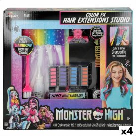 Monster High Frisør Sæt Monster High Extensions til håret 4 enheder
