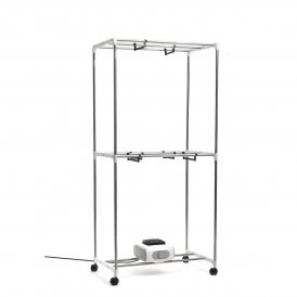 Bærbar elektrisk tørretumbler med 2 højder Dupledry Blue InnovaGoods 1200 W (Refurbished B)