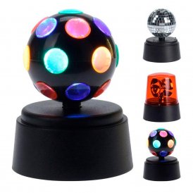 Disko lys LED Balls Pakke med 3 stk