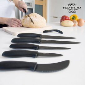 Bravissima Kitchen Bordkniv Bravissima Kitchen Set de 7 cuchillos Titanium