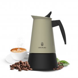 Cecotec Italiensk kaffemaskine Piccolina 200 rustfrit stål 2 kopper 100ml grøn drypfri