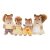 Sylvanian Families Sæt med dukker Sylvanian Families 4172 Family Ecureuil Roux