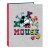 Ringbind Mickey Mouse Clubhouse Only one Marineblå A4 (26.5 x 33 x 4 cm)