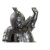 Dekorativ figur DKD Home Decor Sølvfarvet 21,5 x 11 x 24 cm Kobber Harpiks