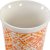 Krus DKD Home Decor Orange Silikone Porcelæn (400 ml) (3 pcs)