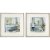Maleri DKD Home Decor Toiletter (2 enheder) (32 x 2,5 x 32 cm)