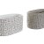 Grydesæt DKD Home Decor ‎S3023993 Grå Cement Hvid Moderne Geometri (23 x 12,5 x 11 cm) (2 enheder)