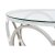 Sofabord DKD Home Decor 60 x 60 x 43 cm Krystal Rustfrit stål Aluminium