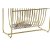DKD Home Decor Tidsskriftholder DKD Home Decor Spejl Gylden Metal (76 x 35 x 83 cm)