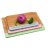 DKD Home Decor Ostebræt DKD Home Decor Bambus Rustfrit stål 33,5 x 24 x 2 cm (3 enheder)