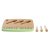 DKD Home Decor Ostebræt DKD Home Decor Bambus Rustfrit stål 33,5 x 24 x 2 cm (3 enheder)