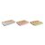 DKD Home Decor Ostebræt DKD Home Decor Bambus Rustfrit stål 33,5 x 24 x 2 cm (3 enheder)