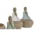 Home ESPRIT Dekorativ figur Home ESPRIT Hvid Grøn Turkisblå Orientalsk 11 x 11 x 15 cm (3 enheder)