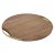 Home ESPRIT Skærebræt Home ESPRIT Gylden Natur Metal Akacie 32,3 x 31,3 x 1,4 cm