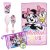 Rejsetoilettaske-sæt til børn Minnie Mouse 4 Dele Pink 23 x 15 x 8 cm