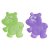 DKD Home Decor Bademåtte DKD Home Decor 10 x 1 x 13 cm Syren Grøn Børns PVC (2 enheder)