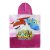 Pink Super Wings Poncho Hættehåndklæde