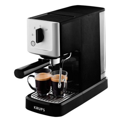 Elektrisk kaffemaskine Krups XP3440 1L 1460W Sort/Sølvfarvet 1 L
